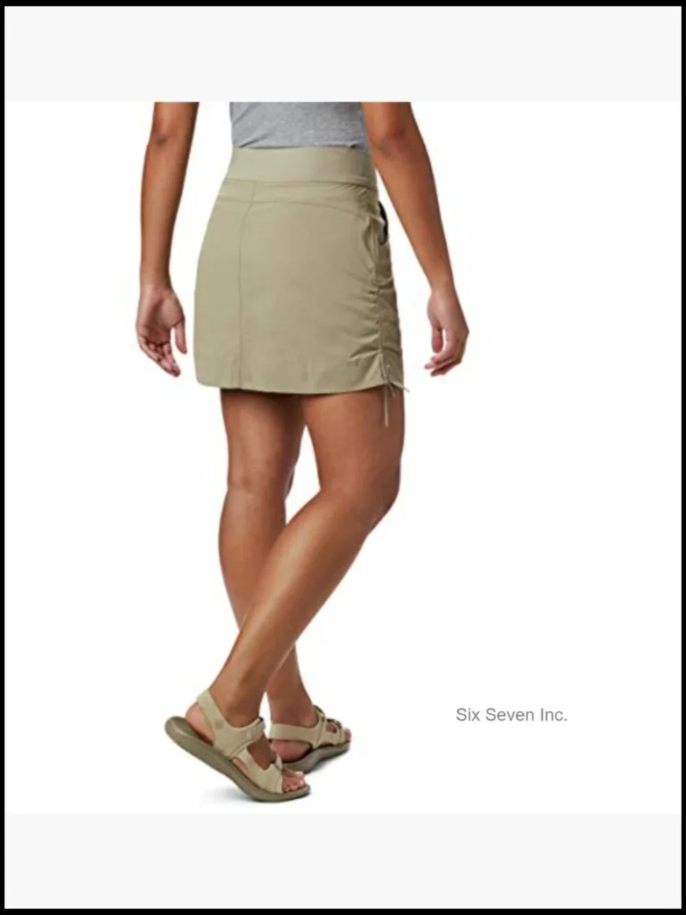 Skort with UV Protection, Water Resistant, 2-Way Stretch, Built-in Shorts